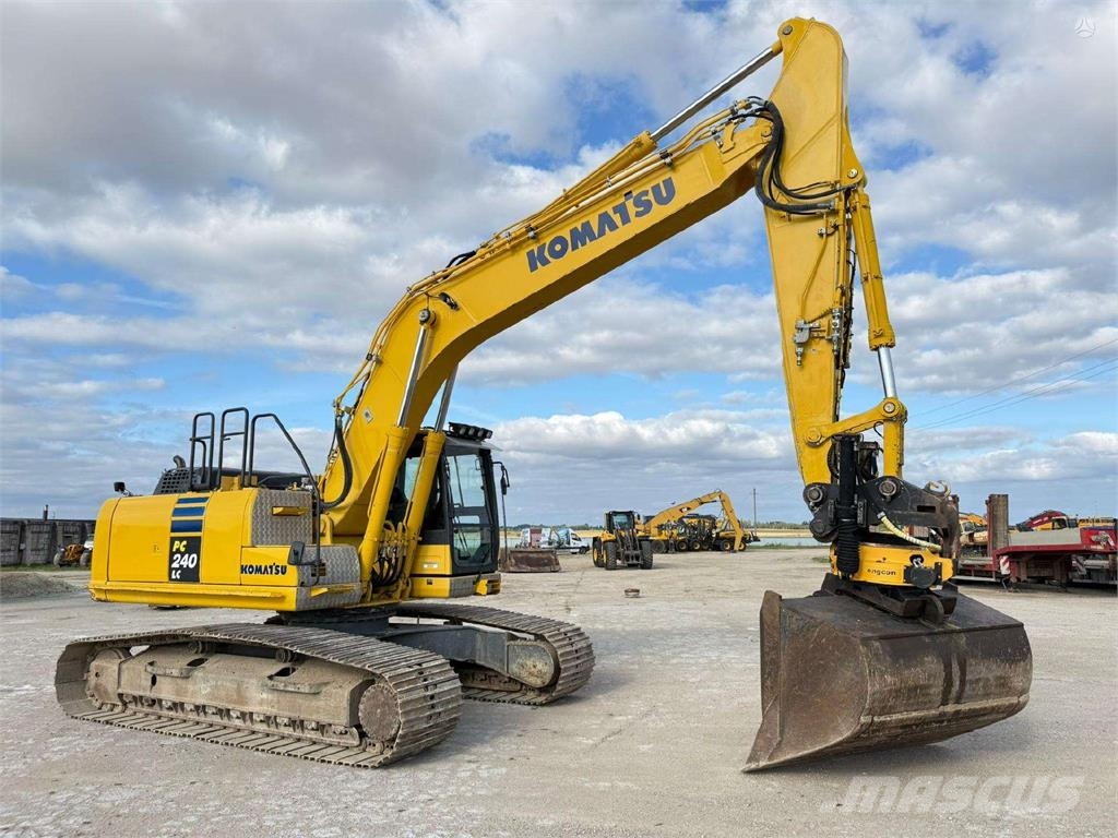 Komatsu PC 240 LC-10 ENGCON ROTOTILT حفارات زحافة