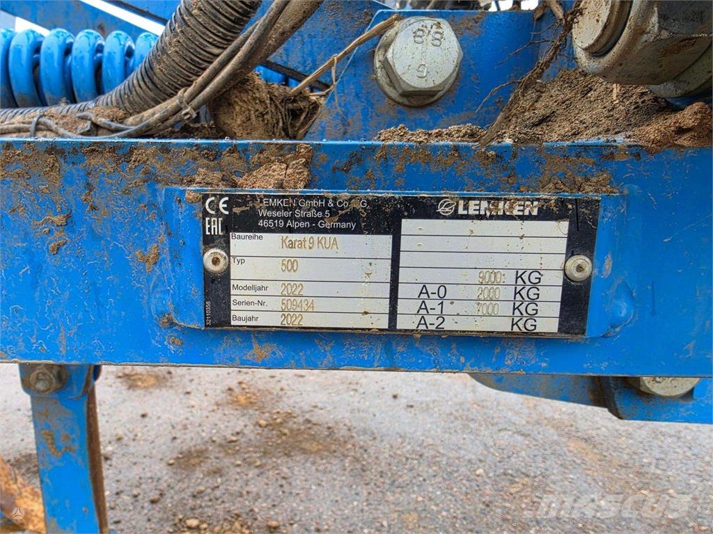 Lemken Karat 9/500 KUA Muut maatalouskoneet
