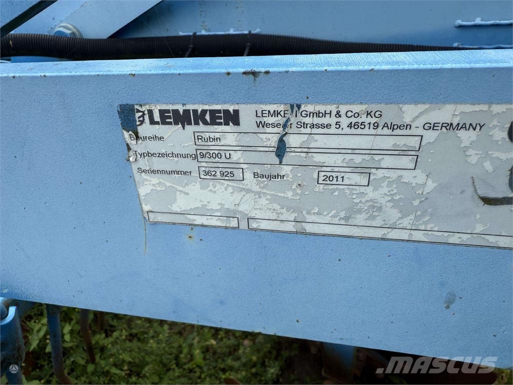 Lemken Rubin 9/300 Sladdar