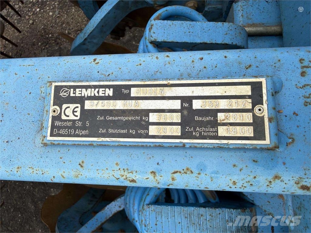 Lemken Rubin 9/600 Sleepeggen