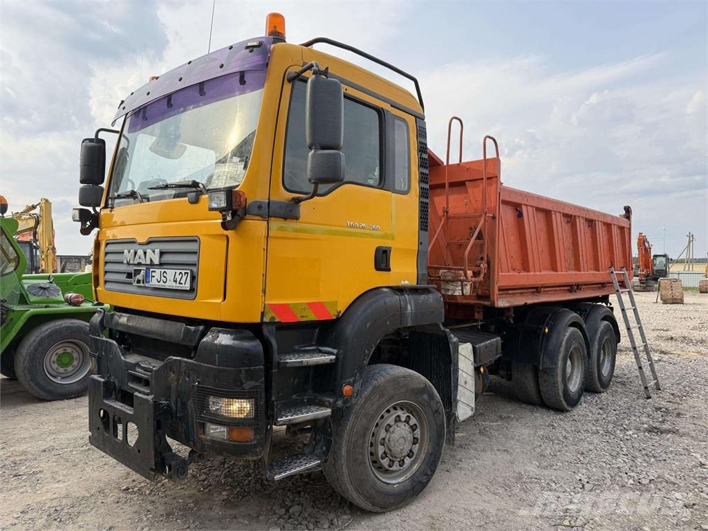 MAN TGA 26.360 6x6 Camiones bañeras basculantes o volquetes