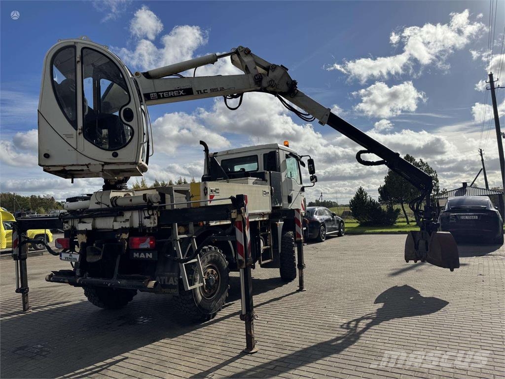 MAN TGM 13.250 4x4 + Terex 95.2HDS Kranbil