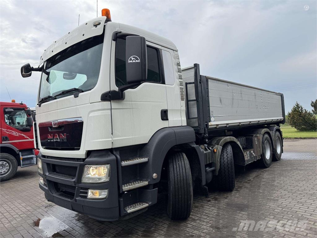 MAN TGS 35.480 8x4 3 side tipper Tipper trucks