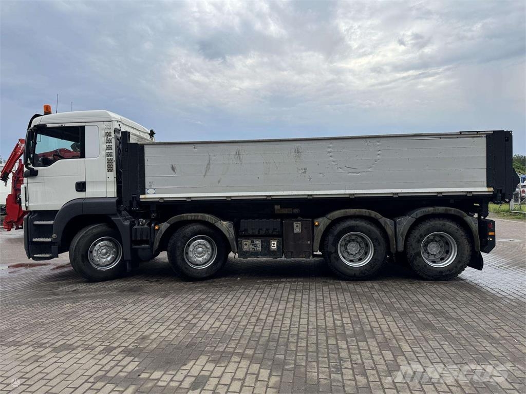 MAN TGS 35.480 8x4 3 side tipper Tipper trucks