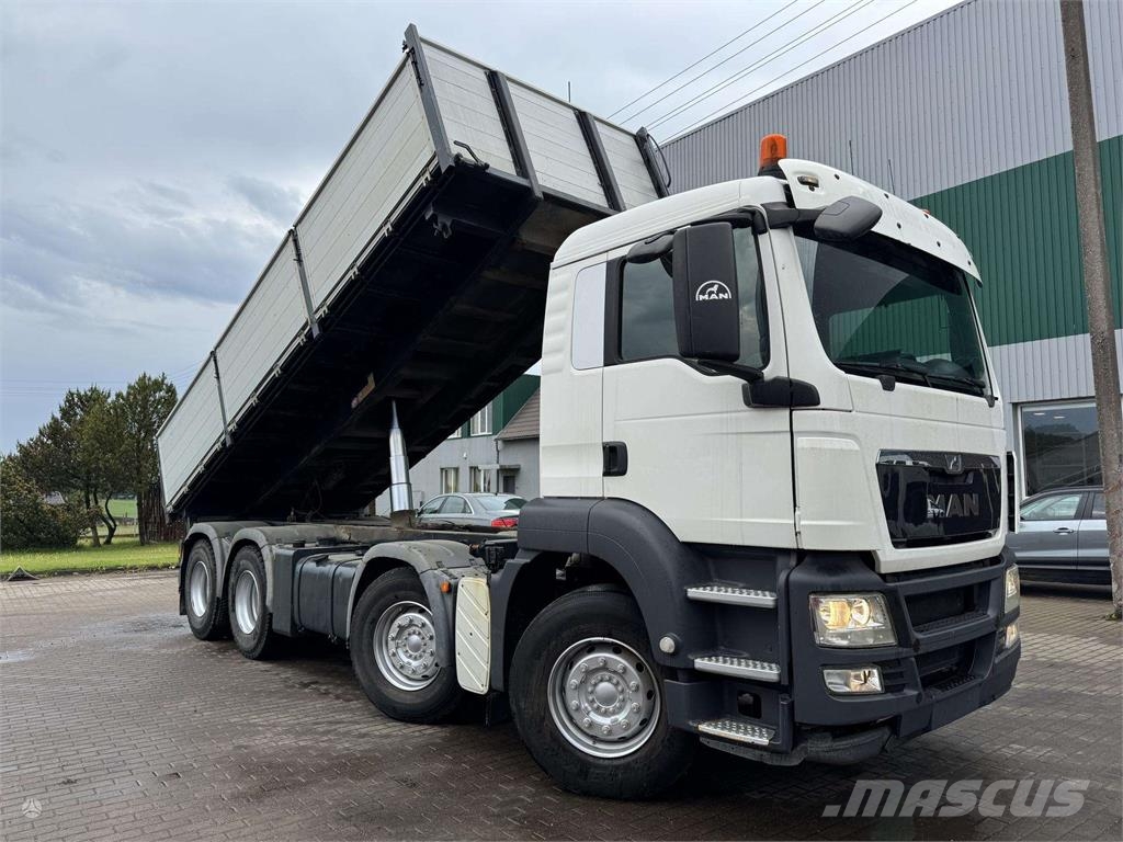 MAN TGS 35.480 8x4 3 side tipper Tipper trucks