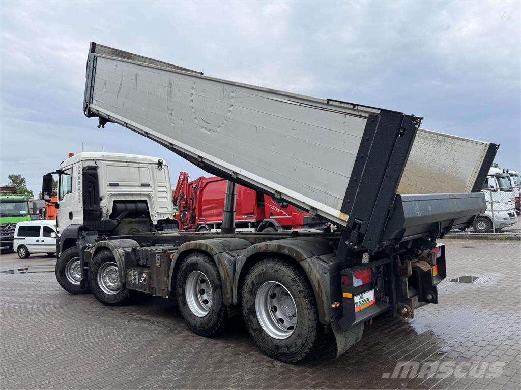 MAN TGS 35.480 8x4 3 side tipper Tipper trucks
