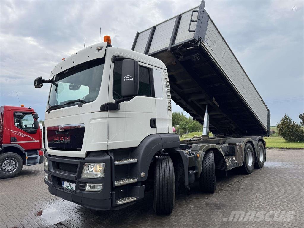 MAN TGS 35.480 8x4 3 side tipper Tipper trucks