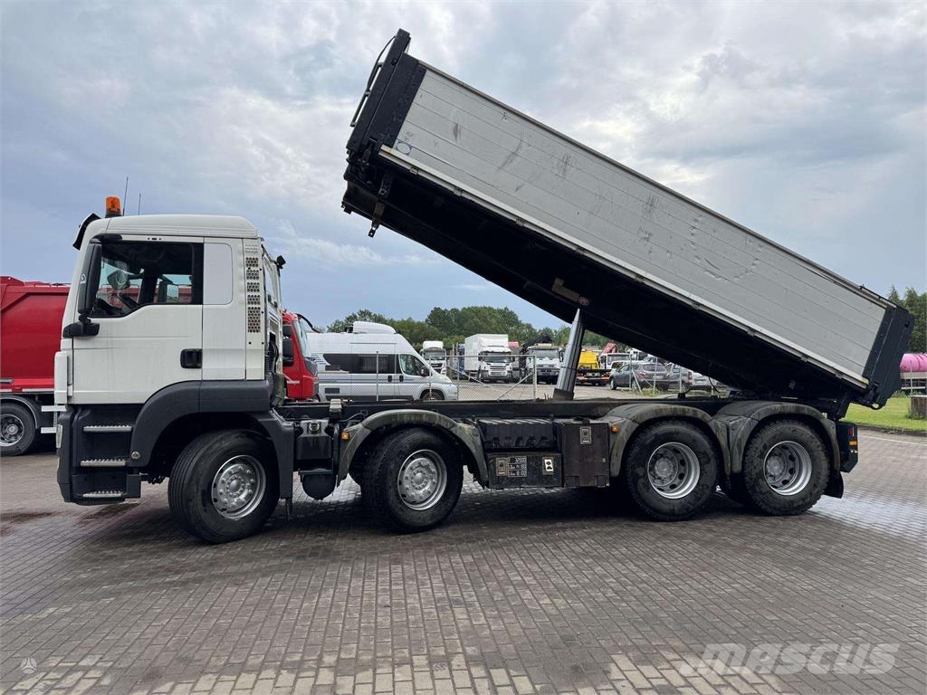 MAN TGS 35.480 8x4 3 side tipper Tipper trucks