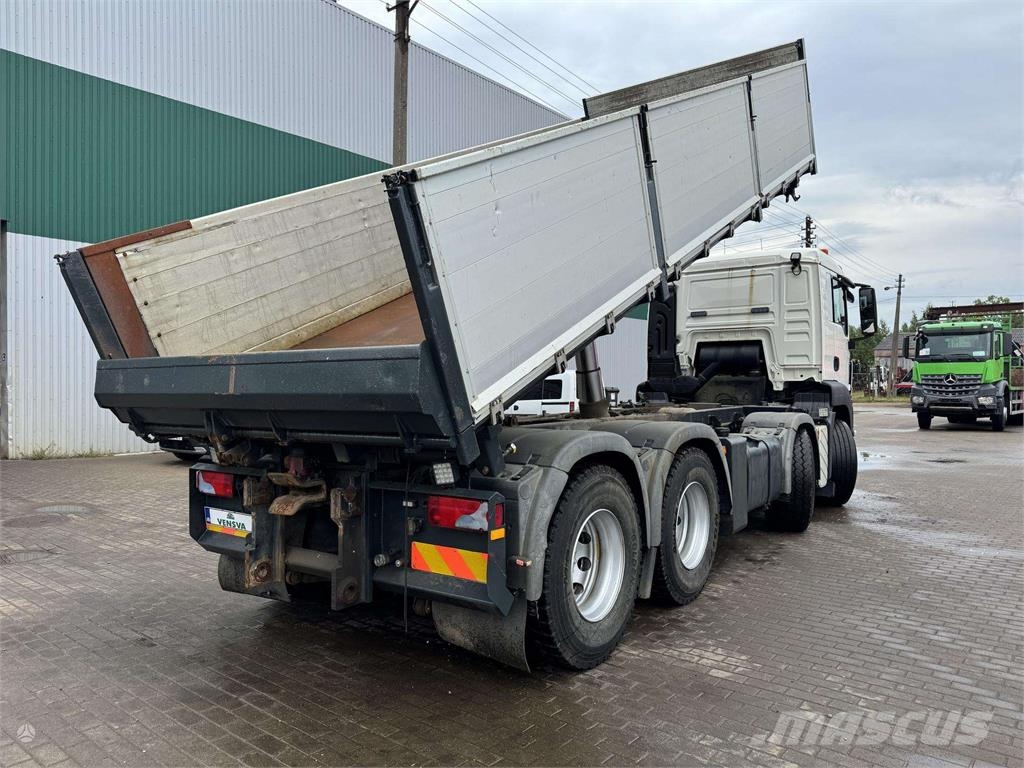 MAN TGS 35.480 8x4 3 side tipper Tipper trucks