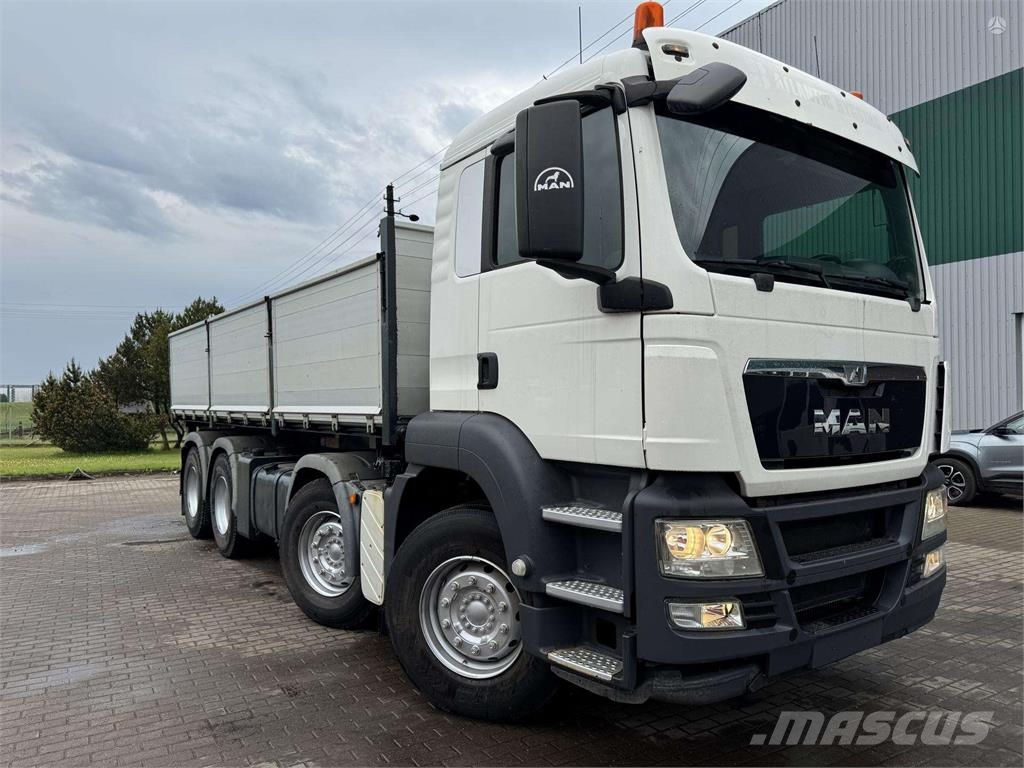MAN TGS 35.480 8x4 3 side tipper Tipper trucks