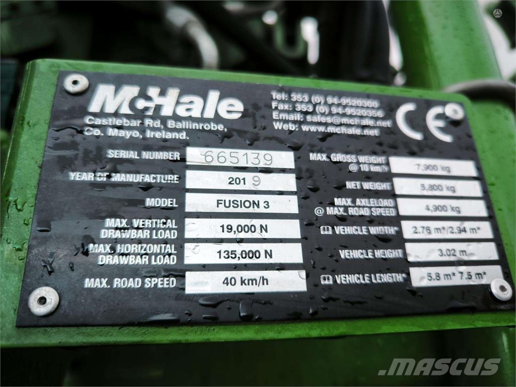 McHale Fusion 3plus محزمات مستديرة