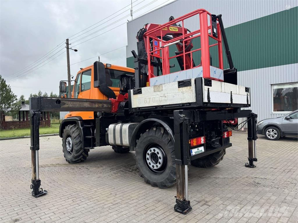 Mercedes-Benz UNIMOG U500 + PALFINGER PK16502 + DRILL + BASKET 2 Kraanaga veokid