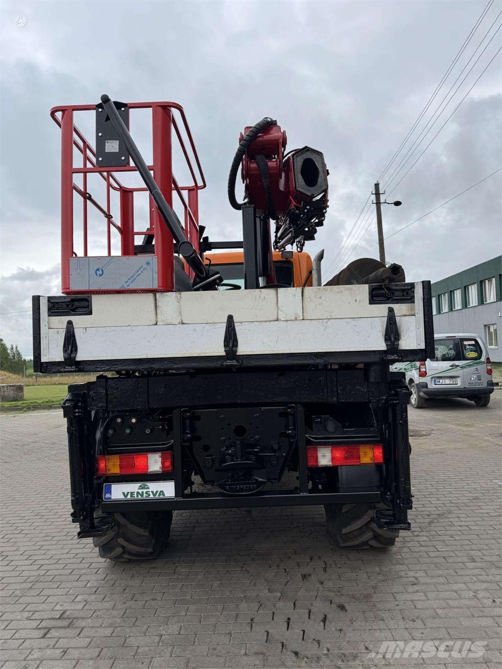 Mercedes-Benz UNIMOG U500 + PALFINGER PK16502 + DRILL + BASKET 2 Kraanaga veokid