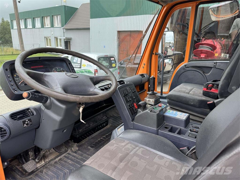 Mercedes-Benz UNIMOG U500 + PALFINGER PK16502 + DRILL + BASKET 2 Kraanaga veokid