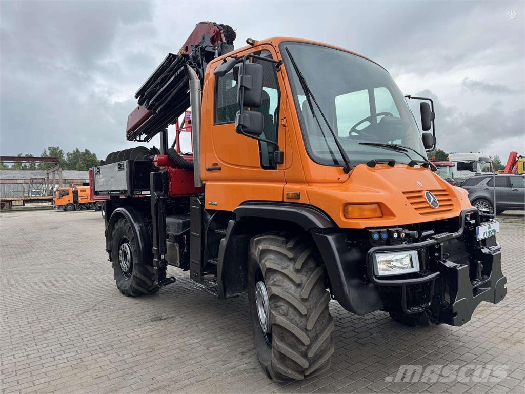Mercedes-Benz UNIMOG U500 + PALFINGER PK16502 + DRILL + BASKET 2 Kraanaga veokid