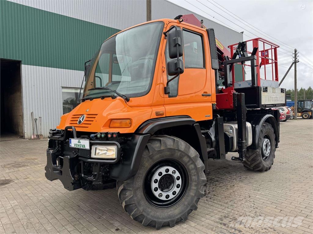 Mercedes-Benz UNIMOG U500 + PALFINGER PK16502 + DRILL + BASKET 2 Kraanaga veokid