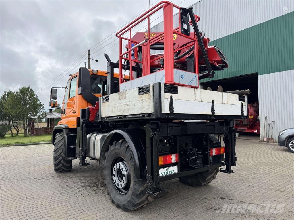 Mercedes-Benz UNIMOG U500 + PALFINGER PK16502 + DRILL + BASKET 2 Kraanaga veokid