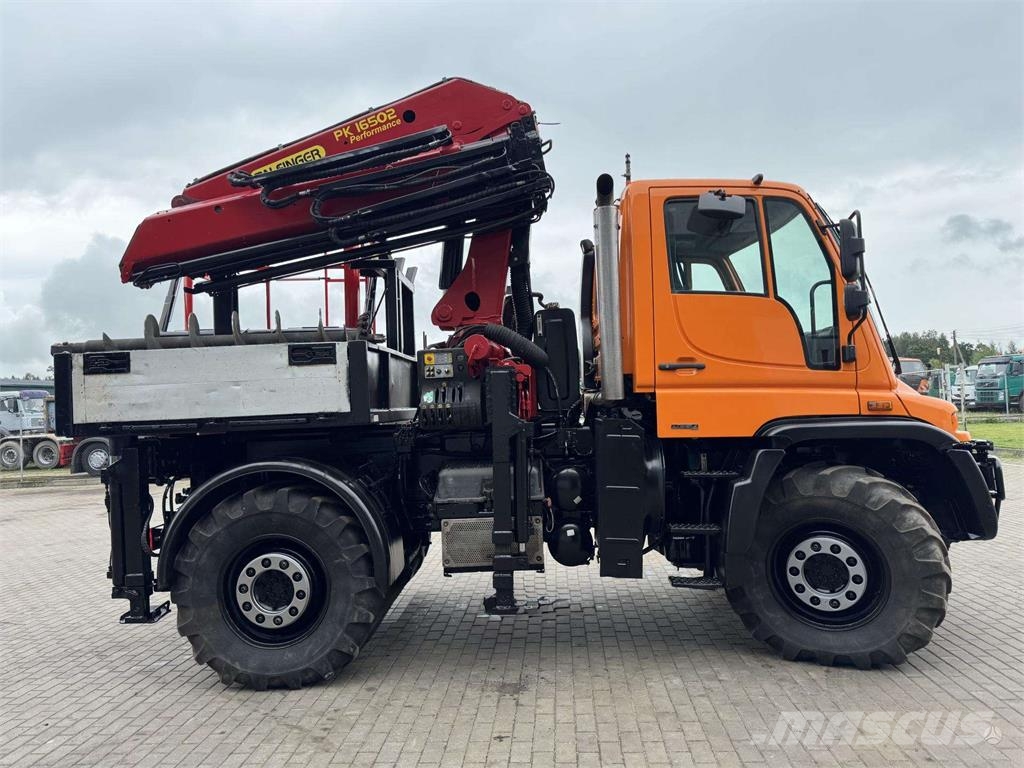Mercedes-Benz UNIMOG U500 + PALFINGER PK16502 + DRILL + BASKET 2 Kraanaga veokid