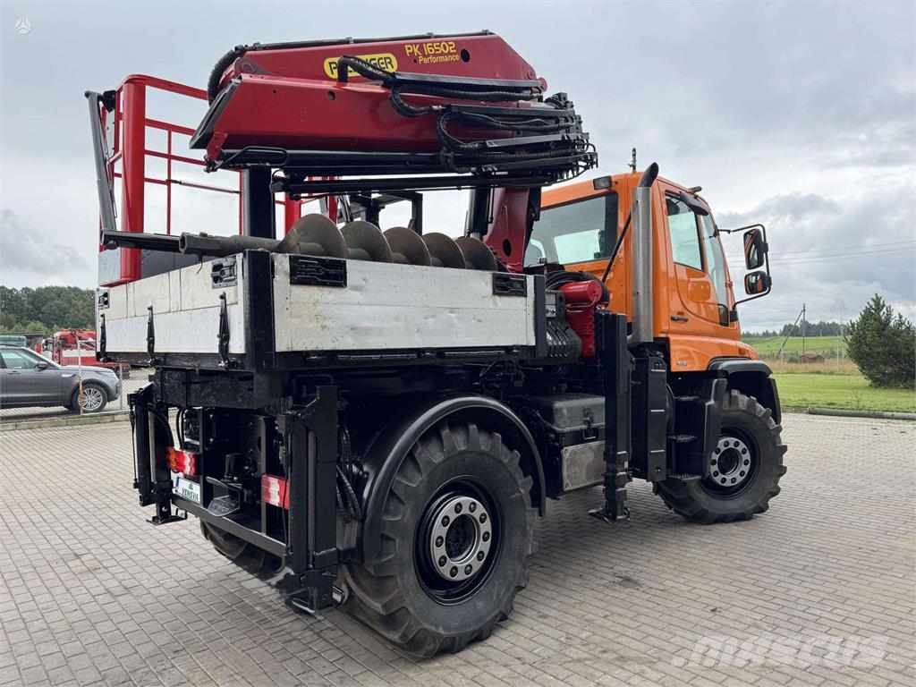 Mercedes-Benz UNIMOG U500 + PALFINGER PK16502 + DRILL + BASKET 2 Kraanaga veokid