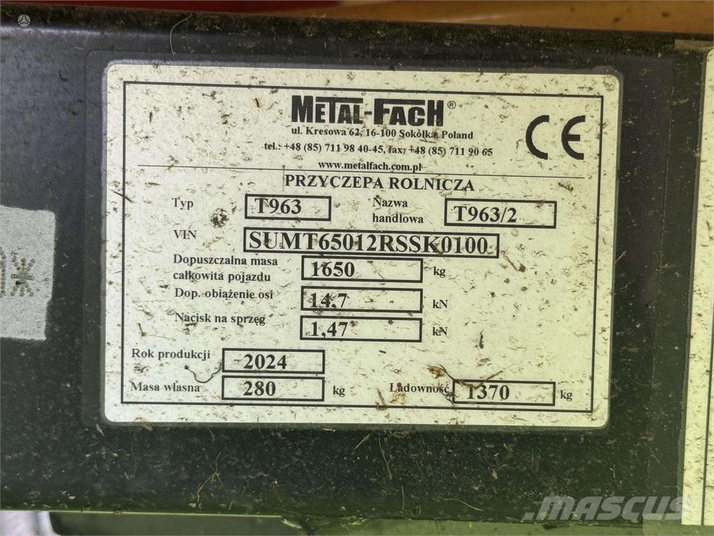 Metal-Fach T963/2 Savivartė مقطورات أخرى