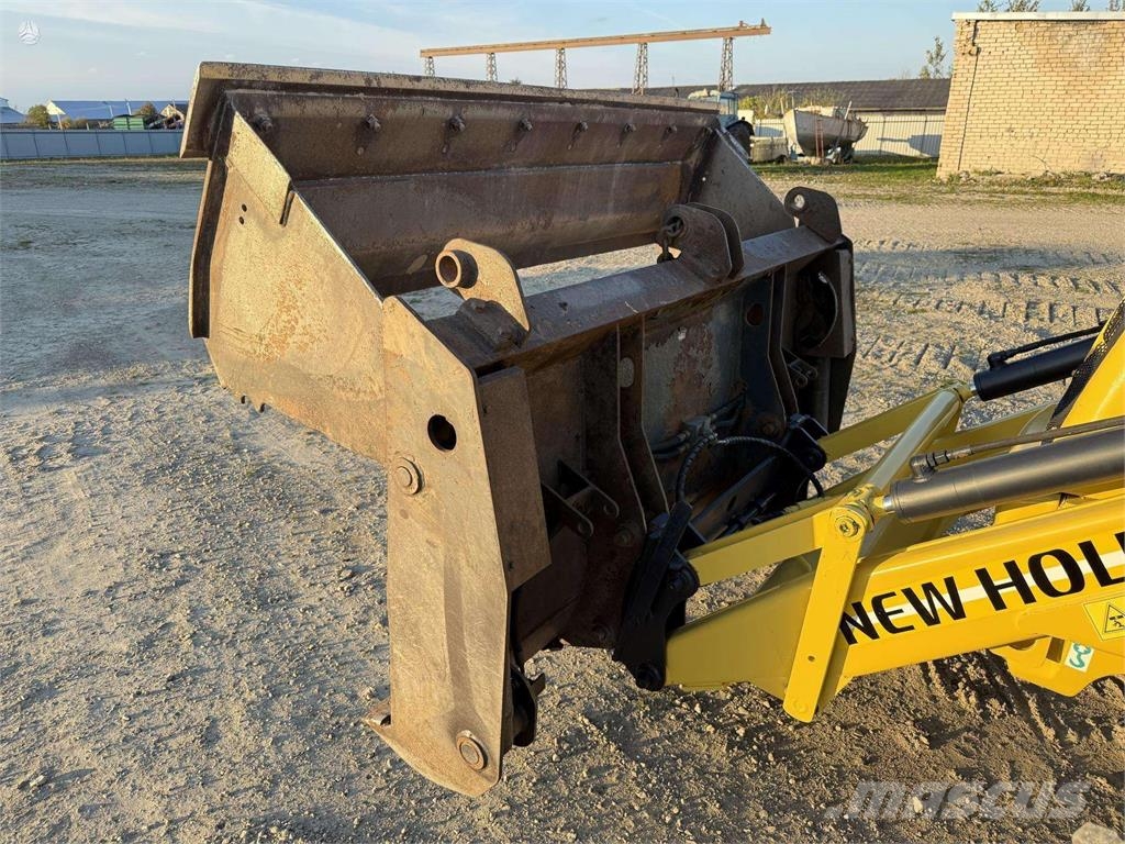 New Holland B 110-4PT , 2 quick couplers Ekskavatoriniai krautuvai