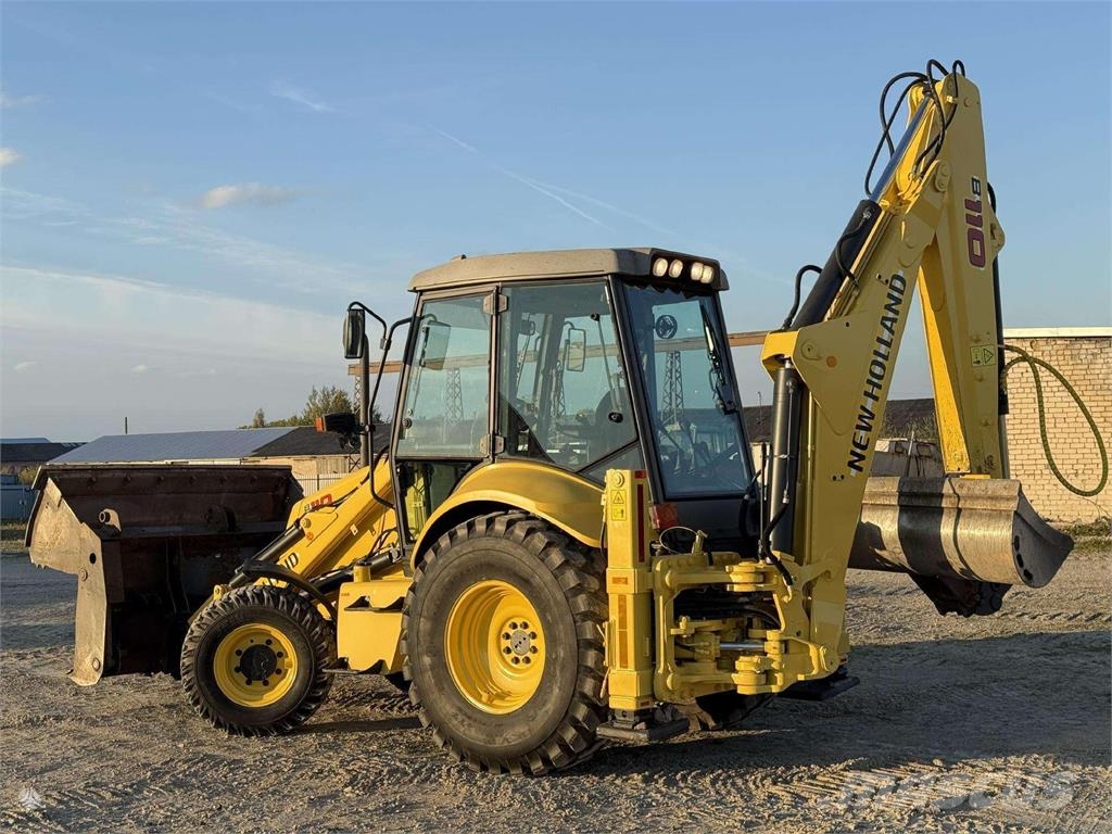 New Holland B 110-4PT , 2 quick couplers Ekskavatoriniai krautuvai