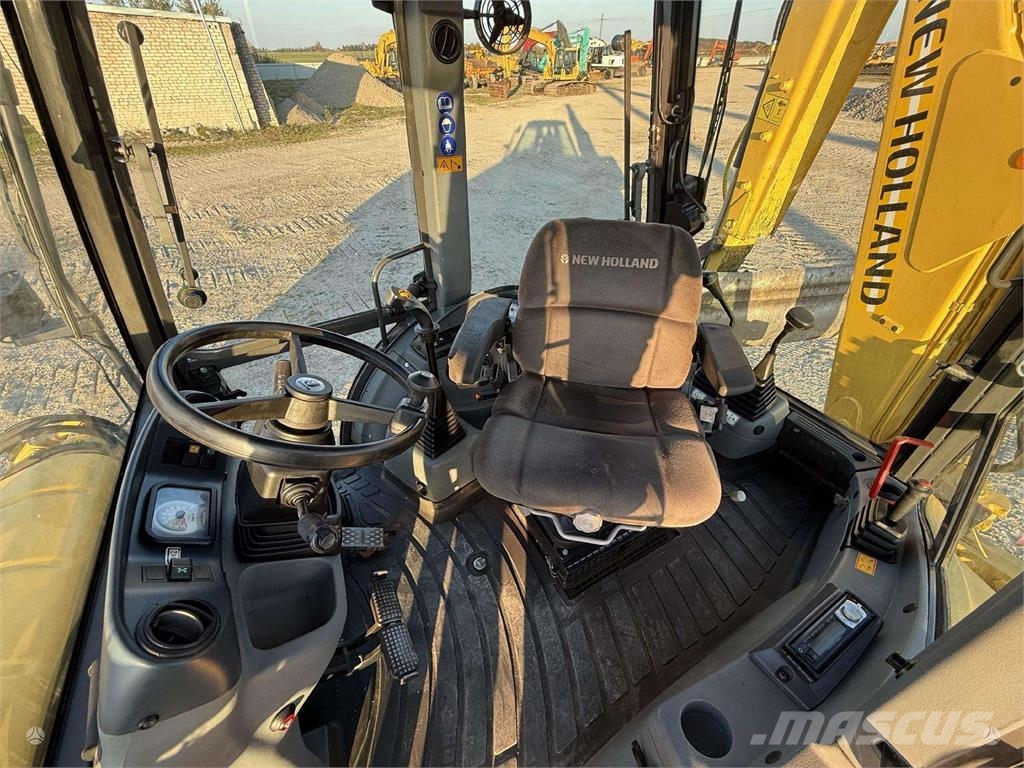 New Holland B 110-4PT , 2 quick couplers Ekskavatoriniai krautuvai