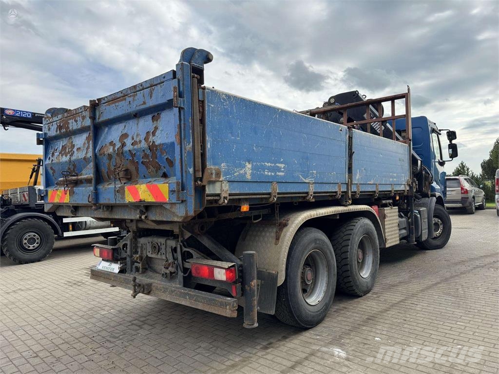 Renault Premium 410 6x4 EURO5 + HIAB 322EP-5 Tipper trucks