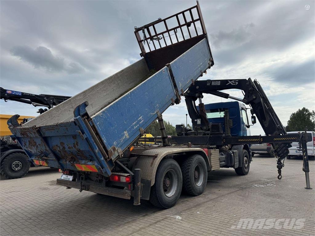 Renault Premium 410 6x4 EURO5 + HIAB 322EP-5 Tipper trucks