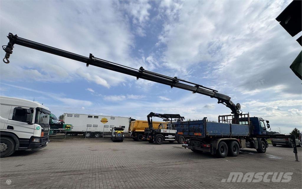 Renault Premium 410 6x4 EURO5 + HIAB 322EP-5 Tipper trucks