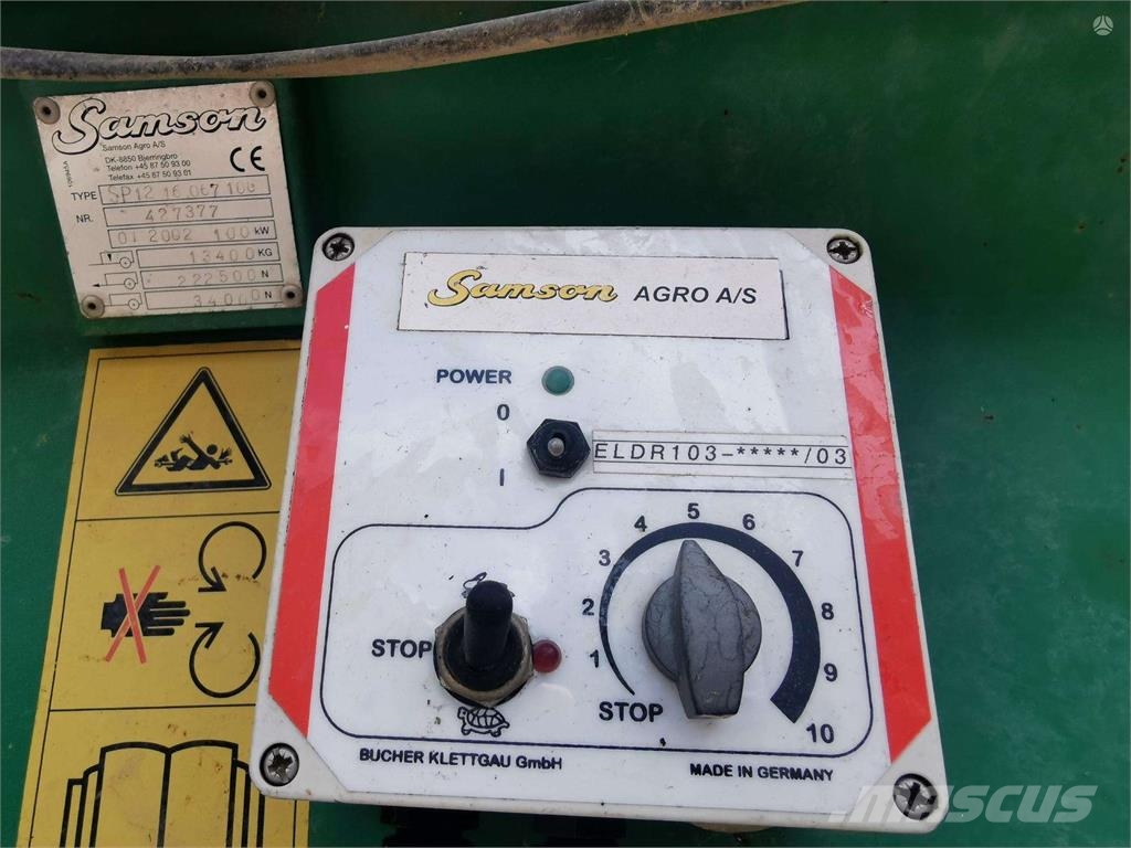 Samson SP 12 Роздрібнювачі, різаки і розпаковувачі тюків
