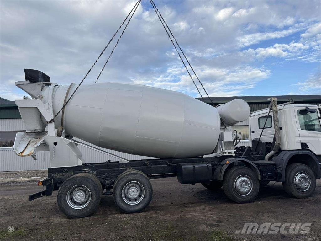 Scania 9m3 betono maišyklės antstatas Concrete trucks