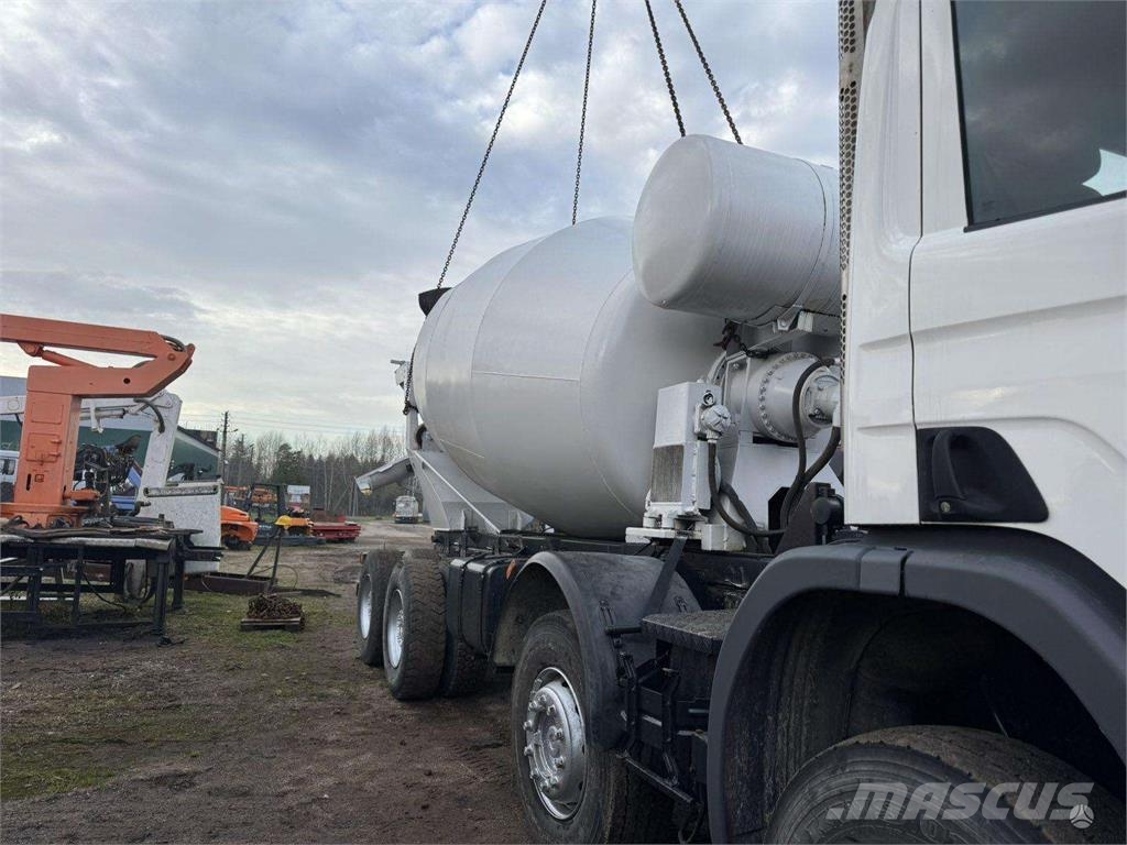 Scania 9m3 betono maišyklės antstatas Concrete trucks