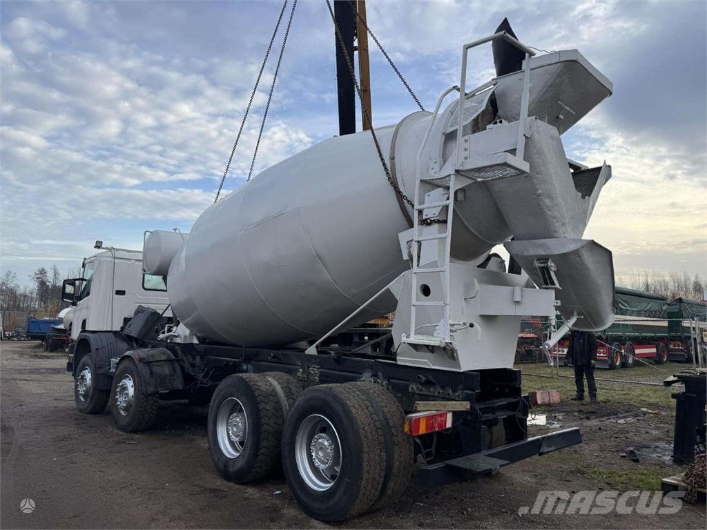 Scania 9m3 betono maišyklės antstatas Concrete trucks