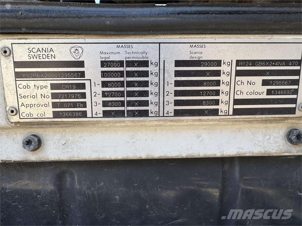 Scania R124 12m3 Camiones cisternas