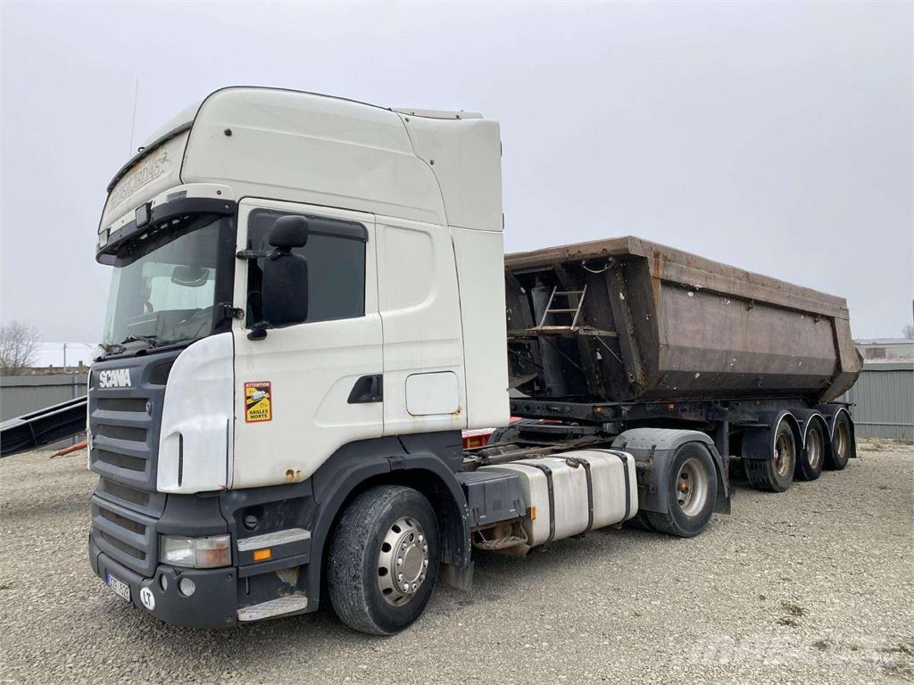 Scania R420 , hidraulika, 2 miegamosios vi Trækkere