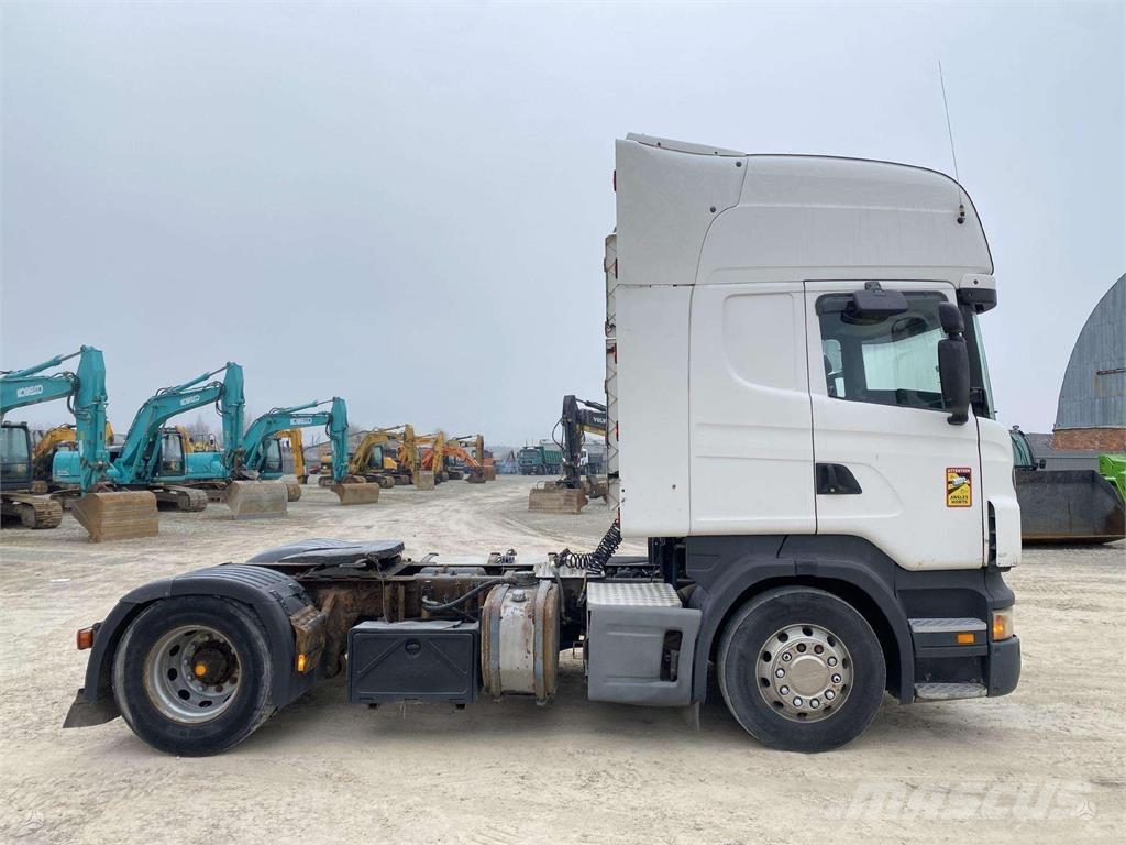 Scania R420 , hidraulika, 2 miegamosios vi Trækkere