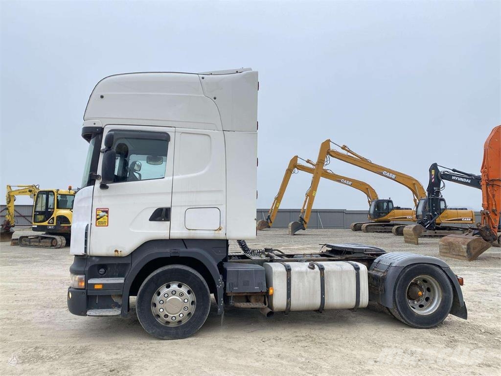 Scania R420 , hidraulika, 2 miegamosios vi Trækkere