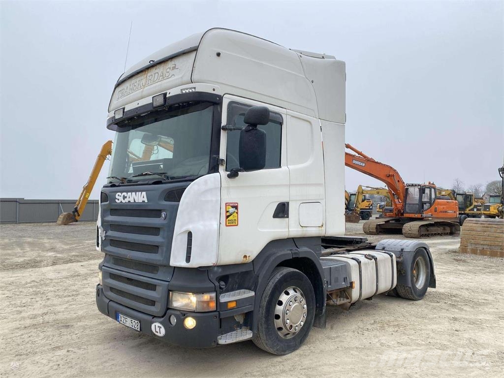Scania R420 , hidraulika, 2 miegamosios vi Trækkere