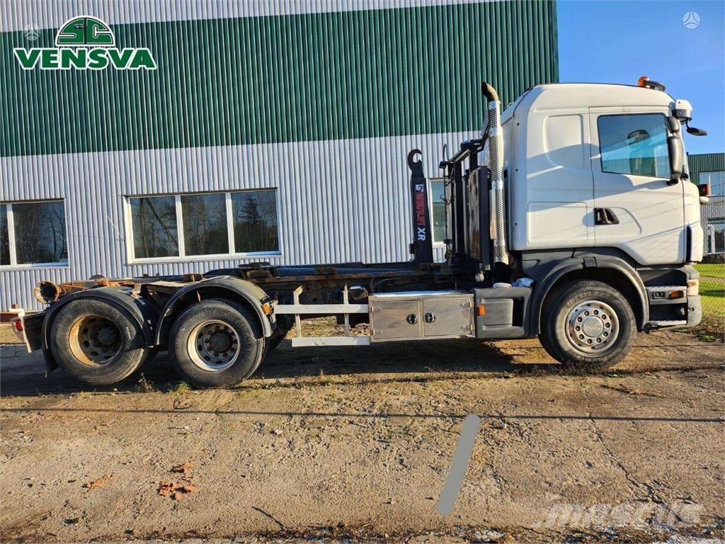Scania R480 6x2 + HIAB MULTILIFT 훅 리프트 트럭