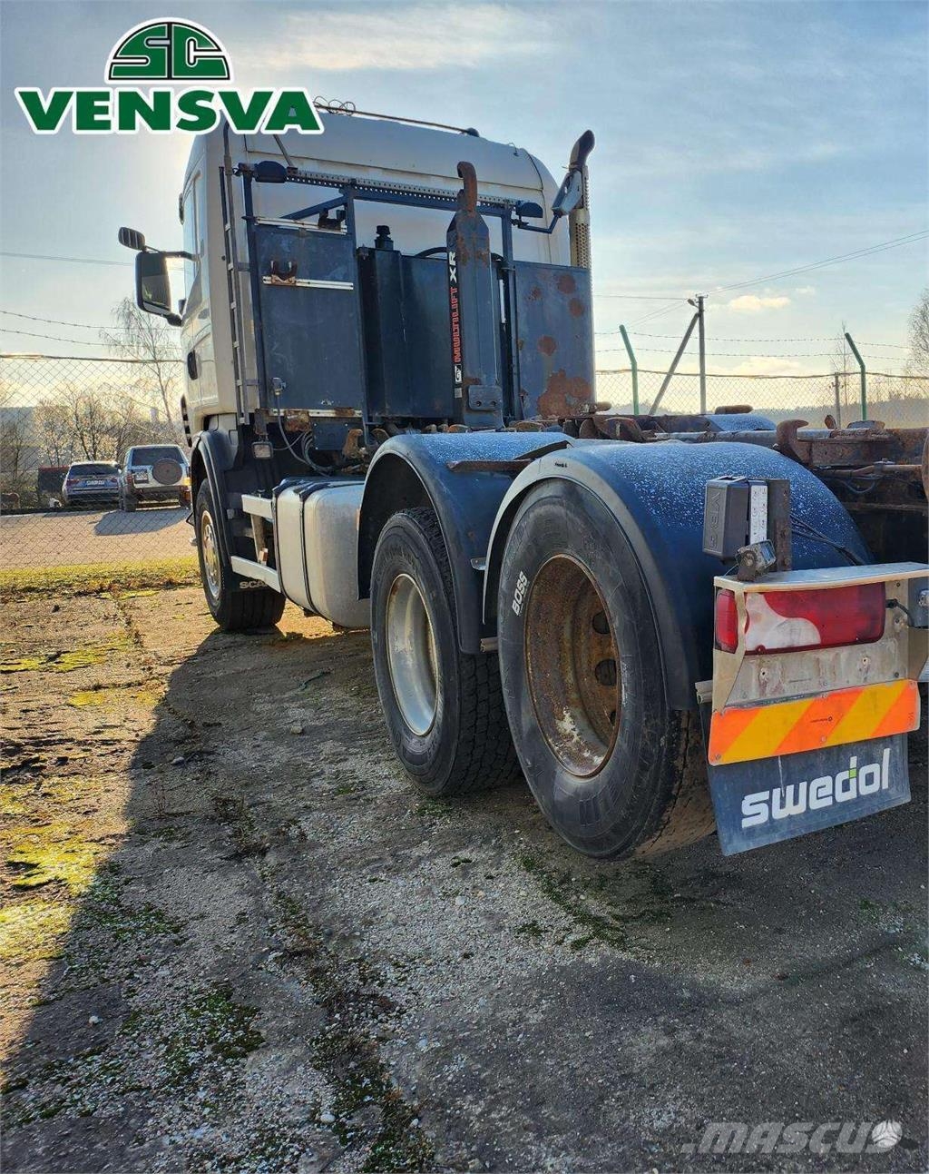 Scania R480 6x2 + HIAB MULTILIFT 훅 리프트 트럭