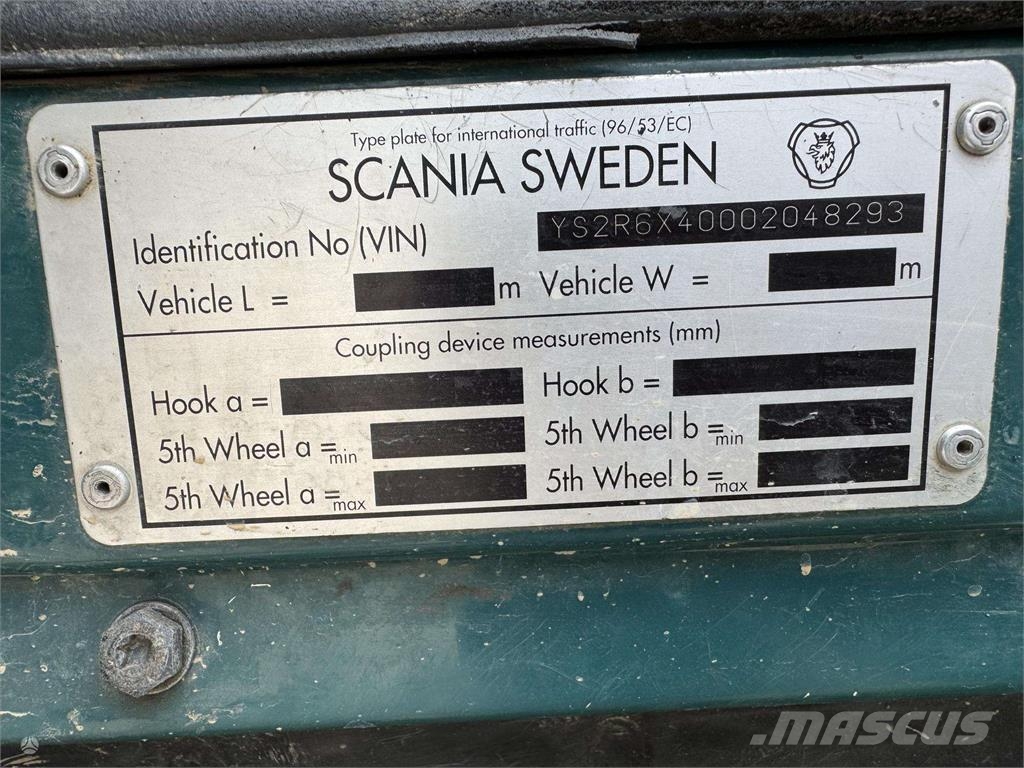 Scania R560 6x4 Camiones con chasís y cabina