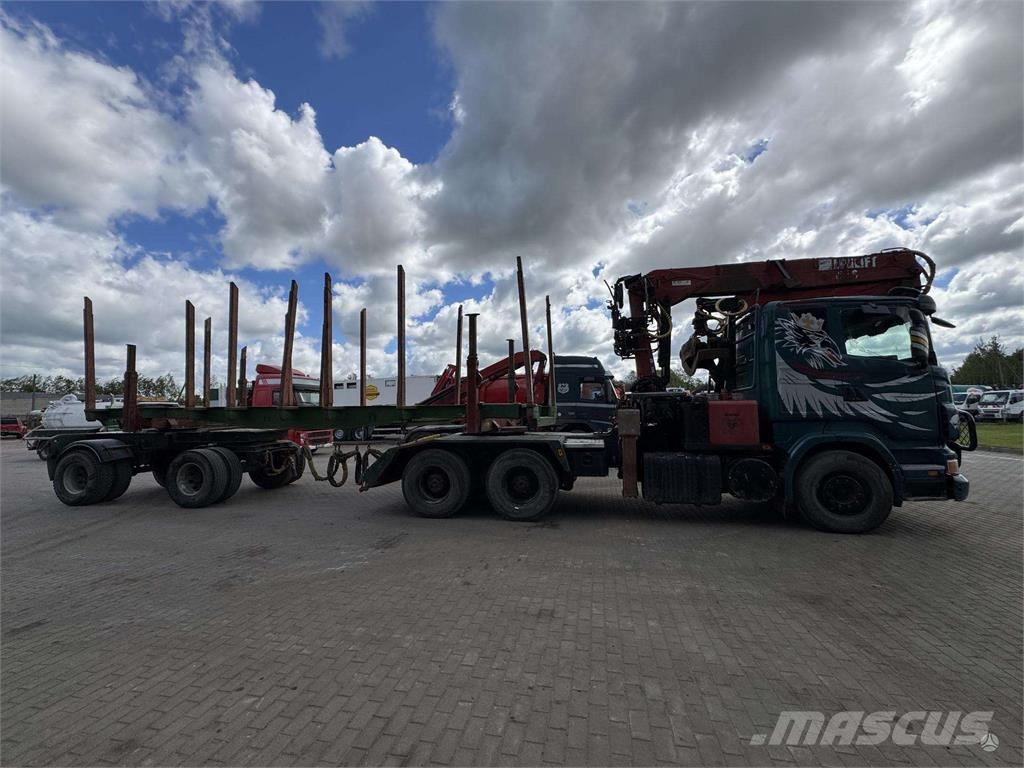 Scania R560 6x4 + DOLL M114 + LOGLIFT 251S Transportes de madera