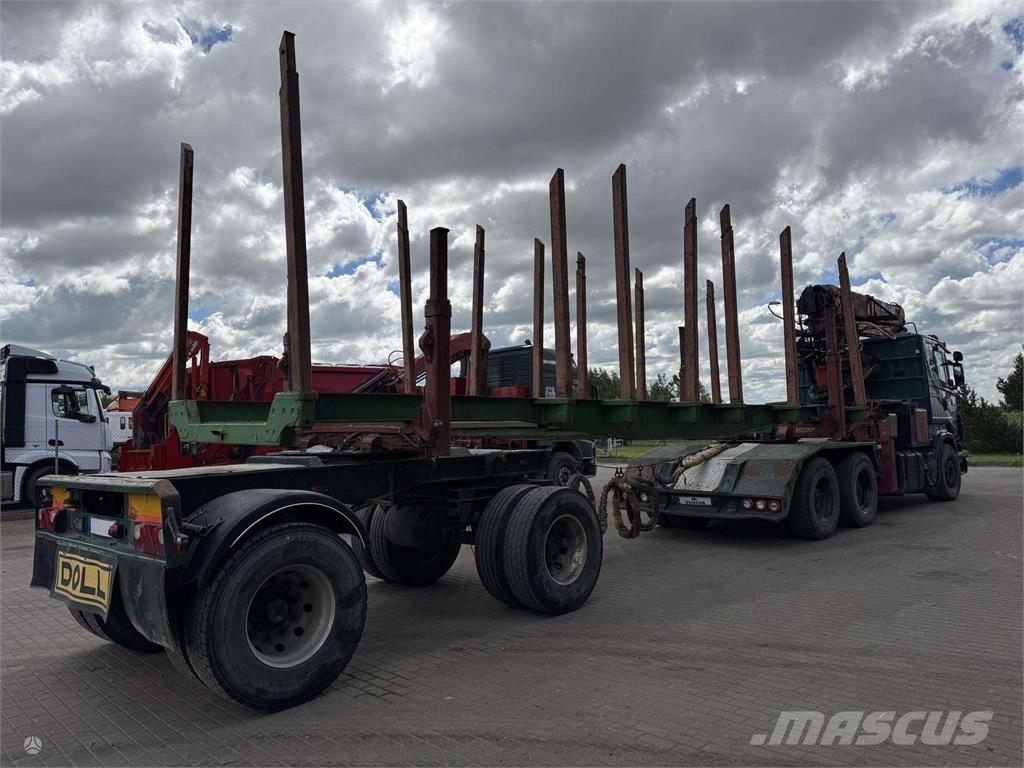 Scania R560 6x4 + DOLL M114 + LOGLIFT 251S Transportes de madera