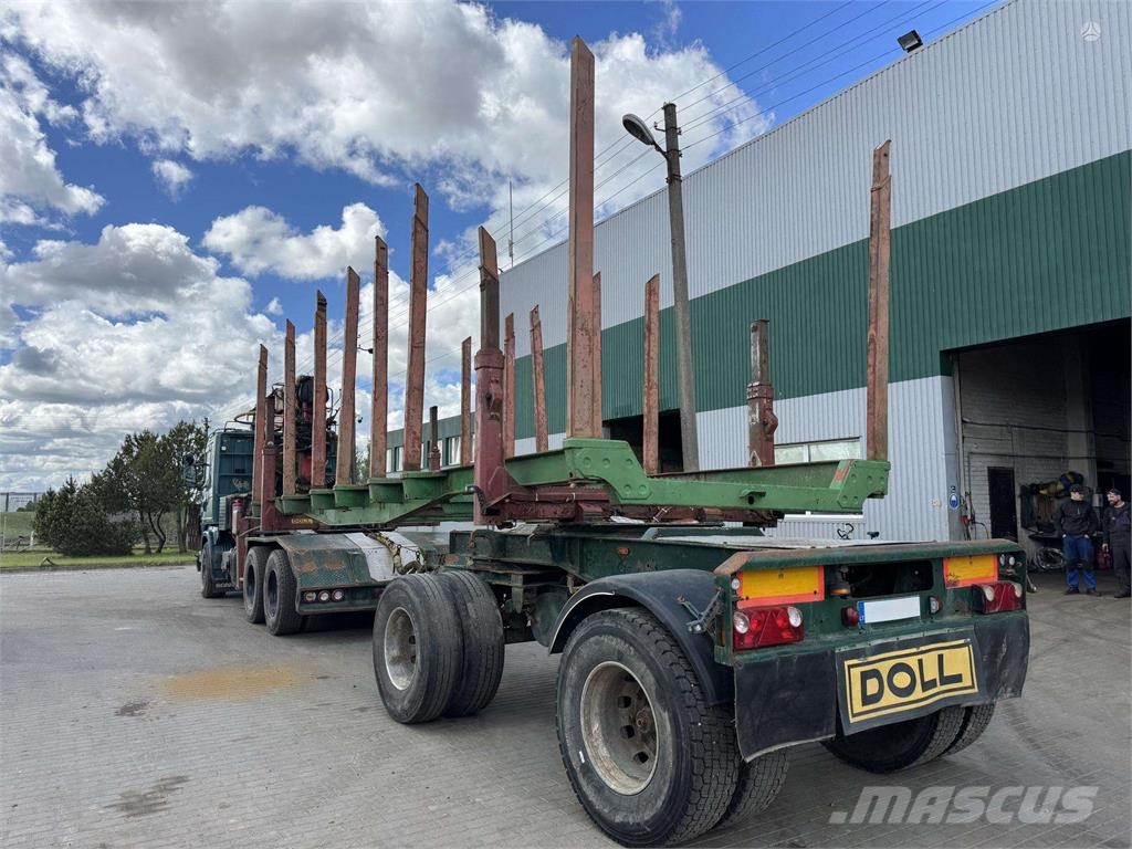 Scania R560 6x4 + DOLL M114 + LOGLIFT 251S Transportes de madera