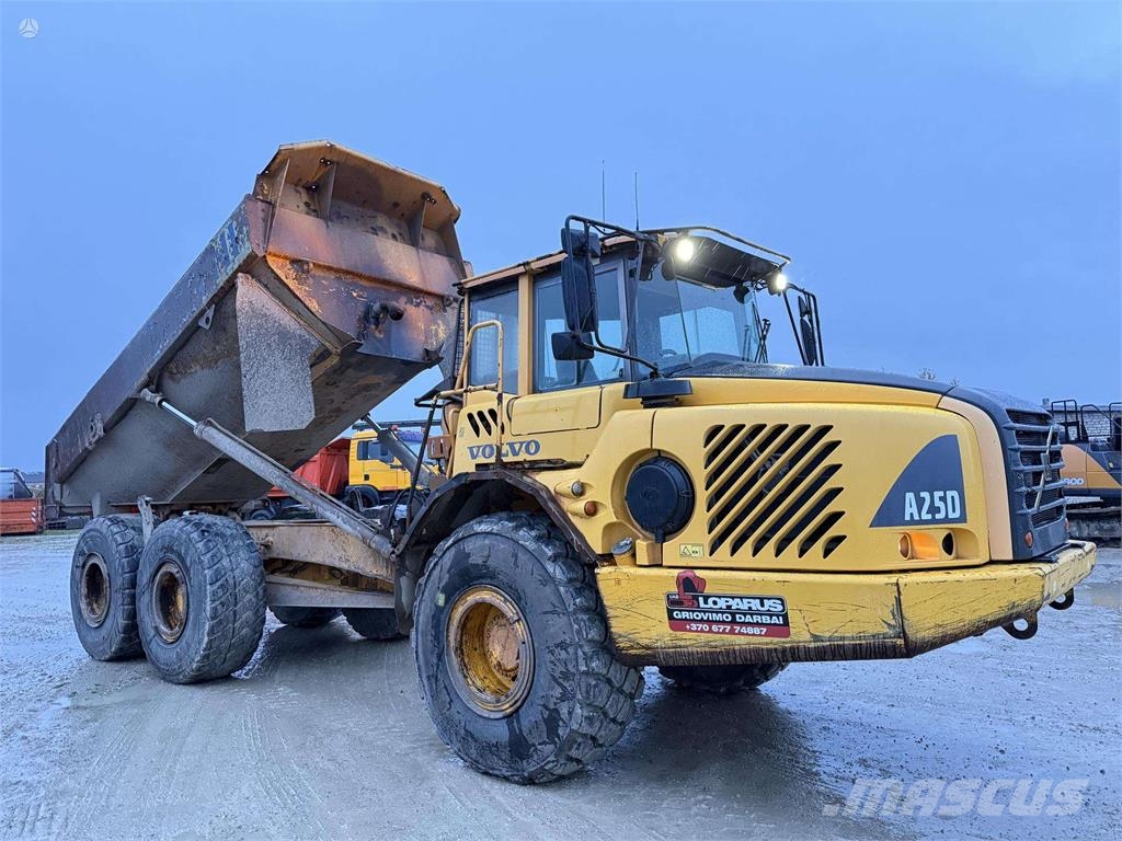Volvo A25D Artikulētie pašizgāzēji