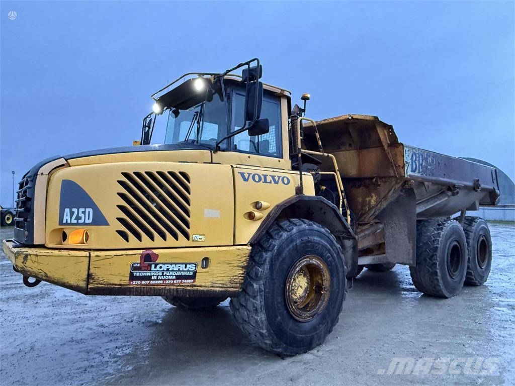 Volvo A25D Artikulētie pašizgāzēji