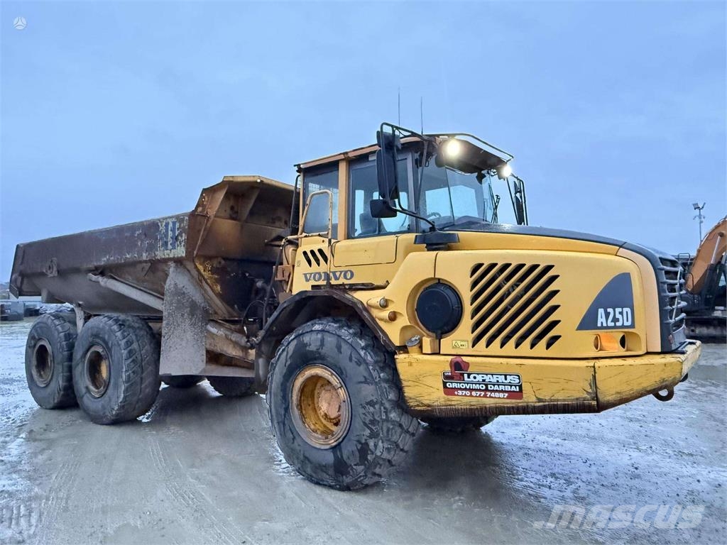 Volvo A25D Artikulētie pašizgāzēji