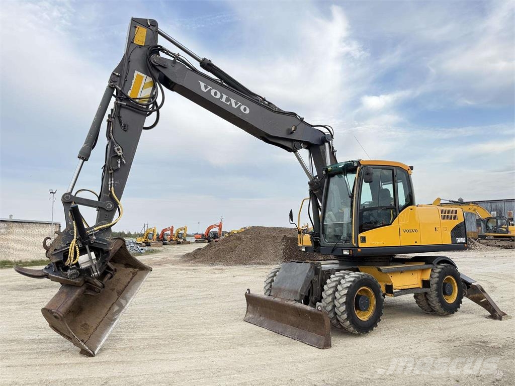Volvo EW 180 C , ROTO + Grapple Mobilbagger