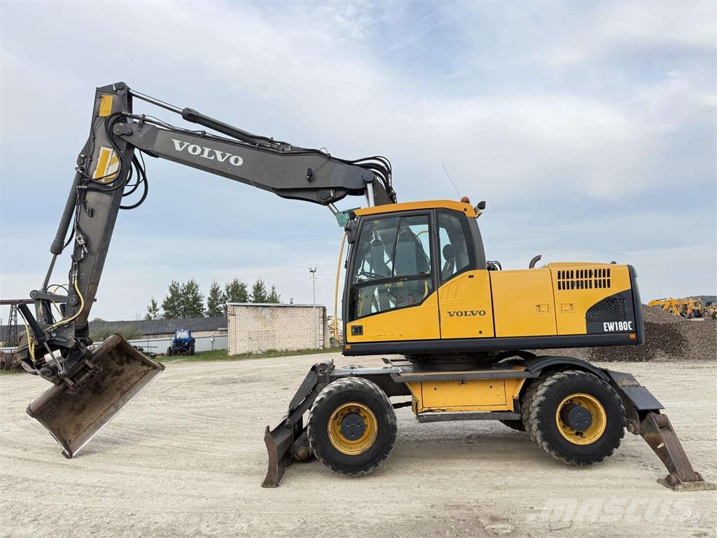 Volvo EW 180 C , ROTO + Grapple Mobilbagger